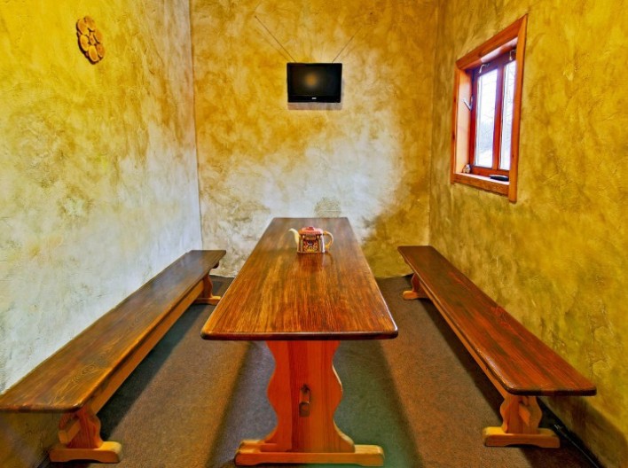 Баня на дровах с выходом к Днепру «Подкова»