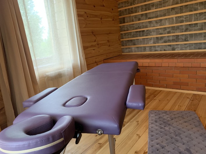 Кімната для масажу з теплою лежанкою Баня «БІЛА»