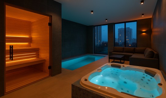 Сучасні сауни на Позняках — Wi-Fi, джакузі, лаунж-зони
